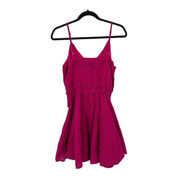 Ramy Brook dress Kallie wild rose springtime burnout minidress size 8 - Picture 6 of 10